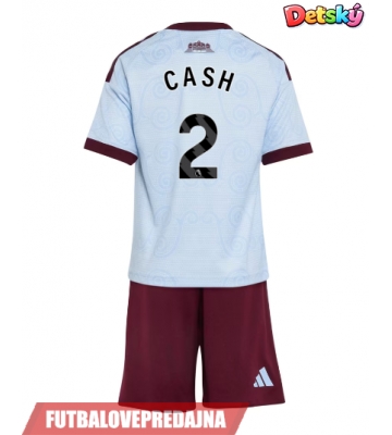 Lacne Dětský Futbalové dres Aston Villa Matty Cash #2 2026-27 Krátky Rukáv - Tretina (+ trenírky)